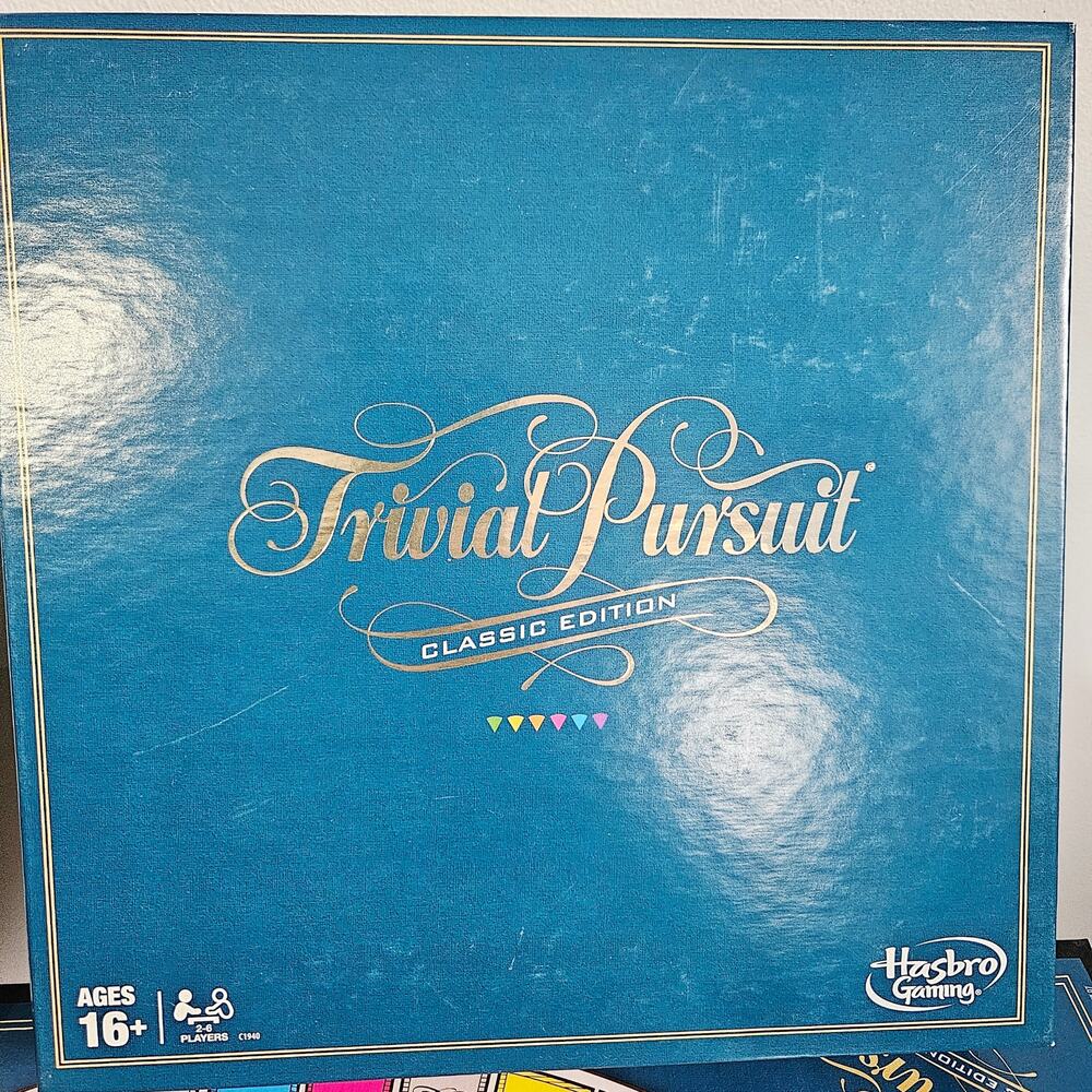 Hasbro Trivia Pursuit Classic Edition Board Game Ages 16+